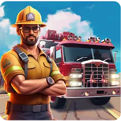 Скачать Real Firefighter 3D Simulator (Реальный Пожарник 3D Симулятор) [МОД: Бесконечные деньги, Монеты и Мега MOD] | Взлом Real Firefighter 3D Simulator на Андроид
