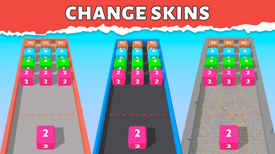 Bounce Merge 2048 Join Numbers [МОД: Все открыто, Дополнительные деньги и Меню MOD] Screenshot 1