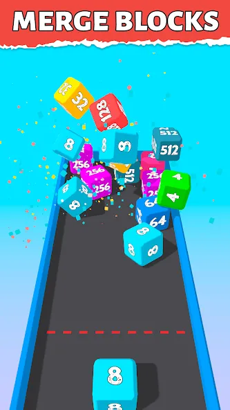 Bounce Merge 2048 Join Numbers [МОД: Все открыто, Дополнительные деньги и Меню MOD] Screenshot 2