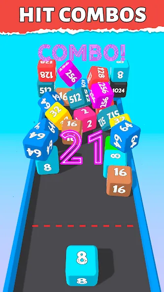 Bounce Merge 2048 Join Numbers [МОД: Все открыто, Дополнительные деньги и Меню MOD] Screenshot 5