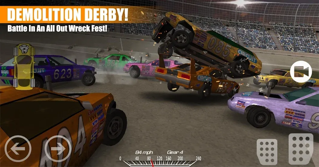 Demolition Derby 2 (Демолиция Дерби 2) [МОД: Много денег, Монет и Все открыто] Screenshot 1