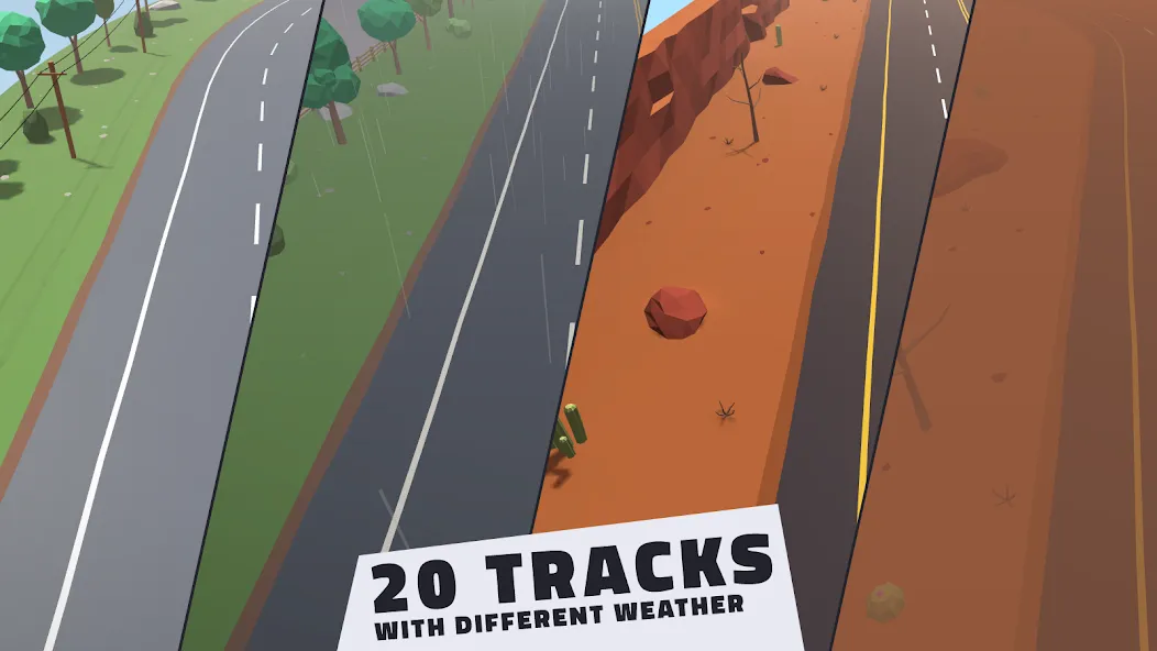 Polygon Drift: Traffic Racing (Полигон Дрифт) [МОД: Бесконечные деньги, Монеты и Мега MOD] Screenshot 3