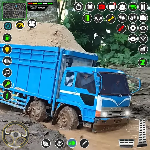 Mud Truck Runner Simulator 3D [МОД: Много монет, Открытые уровни и Мега MOD] Screenshot 1