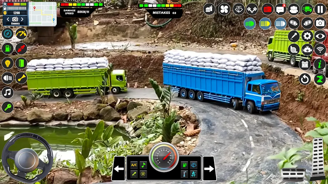 Mud Truck Runner Simulator 3D [МОД: Много монет, Открытые уровни и Мега MOD] Screenshot 3