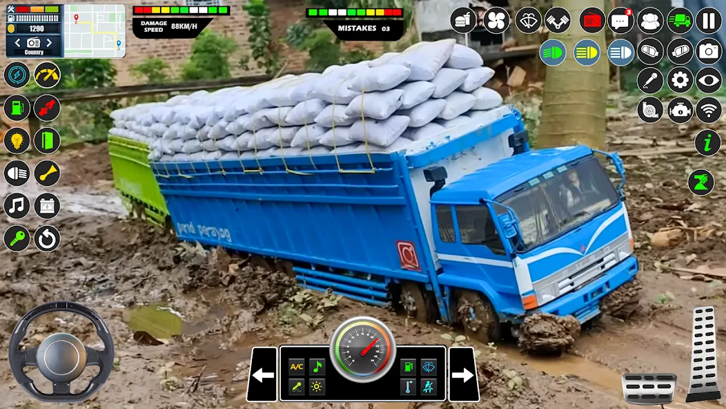 Mud Truck Runner Simulator 3D [МОД: Много монет, Открытые уровни и Мега MOD] Screenshot 5