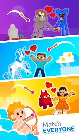 Love Archer: Cupids Arrow (Лав Эрчер) [МОД: Все открыто, Дополнительные деньги и Меню MOD] Screenshot 1