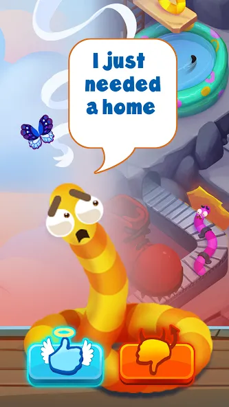 Worm out: Brain teaser games (Ворм аут) [МОД: Много денег, Монет и Все открыто] Screenshot 2