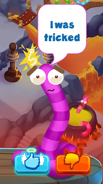 Worm out: Brain teaser games (Ворм аут) [МОД: Много денег, Монет и Все открыто] Screenshot 3
