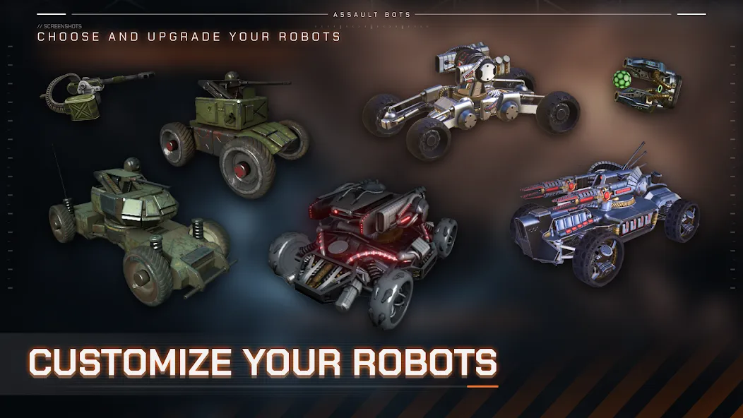Assault Bots: Multiplayer (Ассальт Ботс) [МОД: Меню, Бесконечные монеты и Открытые уровни] Screenshot 2