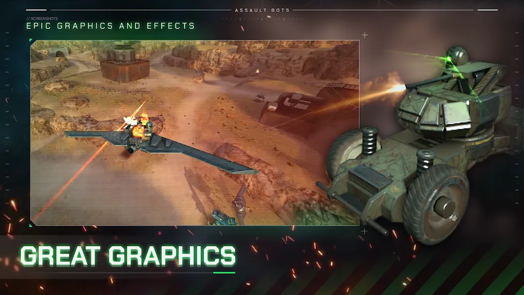 Assault Bots: Multiplayer (Ассальт Ботс) [МОД: Меню, Бесконечные монеты и Открытые уровни] Screenshot 5