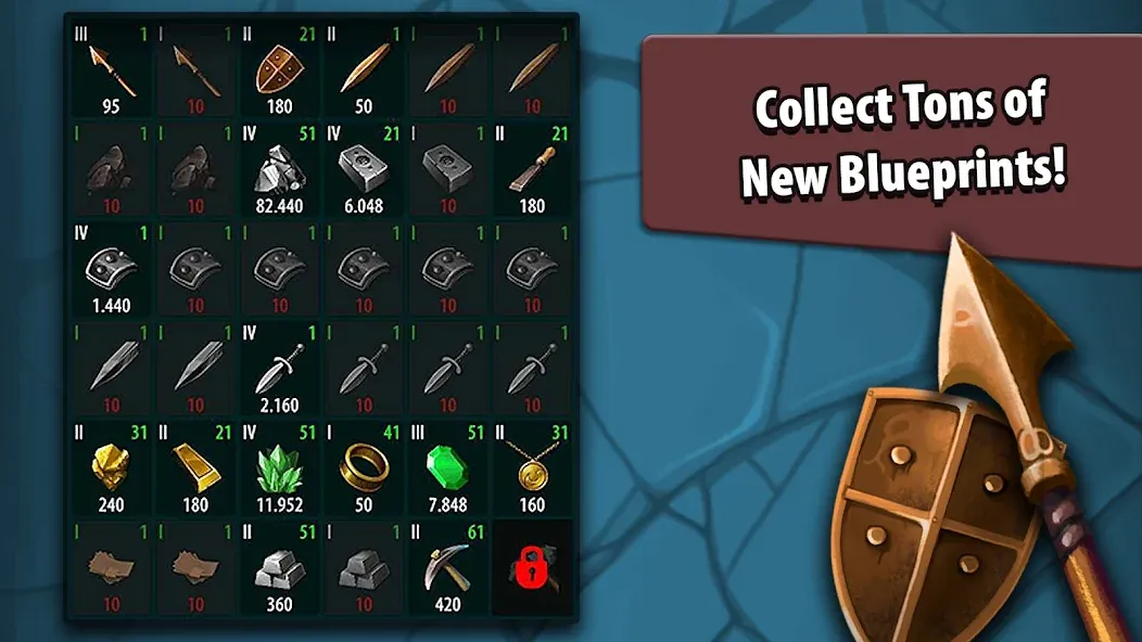 Crafting Idle Clicker [МОД: Все открыто, Дополнительные деньги и Меню MOD] Screenshot 4