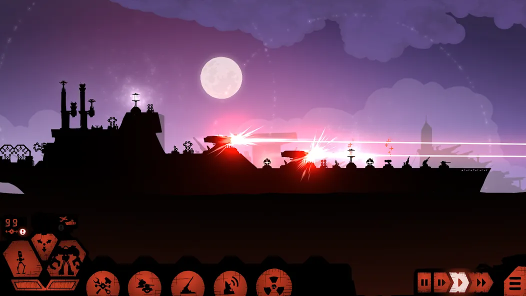 Battlecruisers (Баттлкрейсеры) [МОД: Меню, Бесконечные монеты и Открытые уровни] Screenshot 1