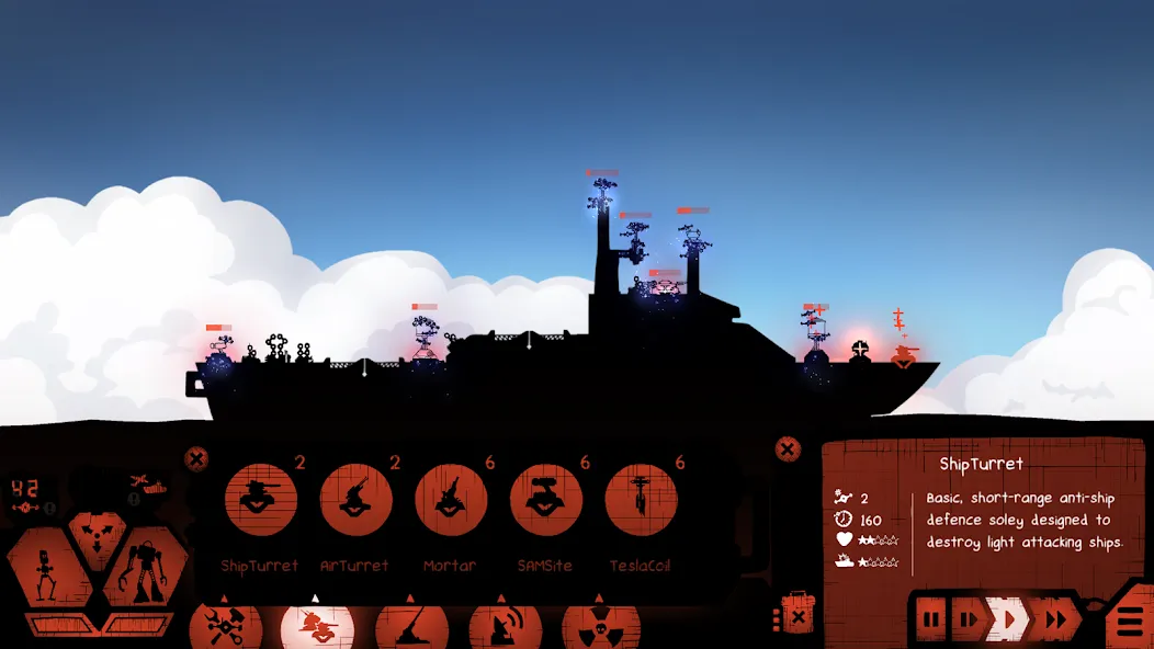 Battlecruisers (Баттлкрейсеры) [МОД: Меню, Бесконечные монеты и Открытые уровни] Screenshot 3