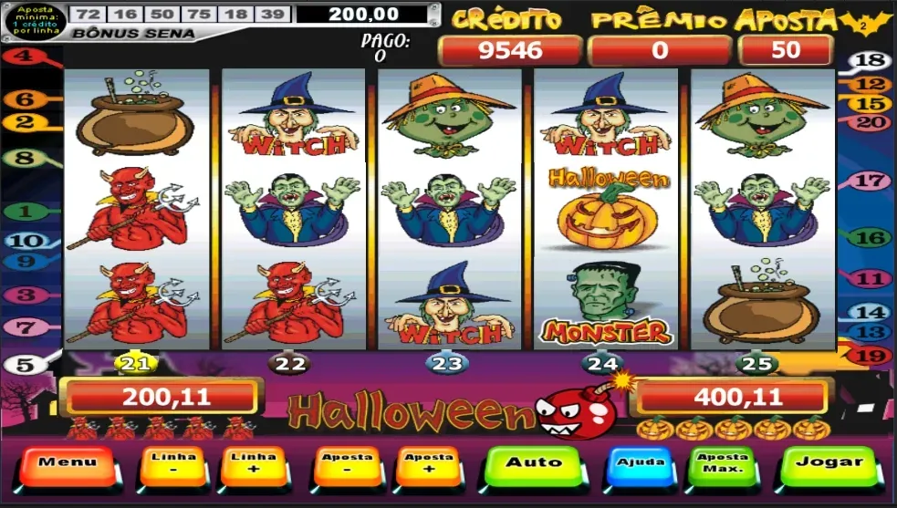 Halloween Bomba (Хэллоуин Слот Бомба Сена) [МОД: Меню, Бесконечные монеты и Открытые уровни] Screenshot 2