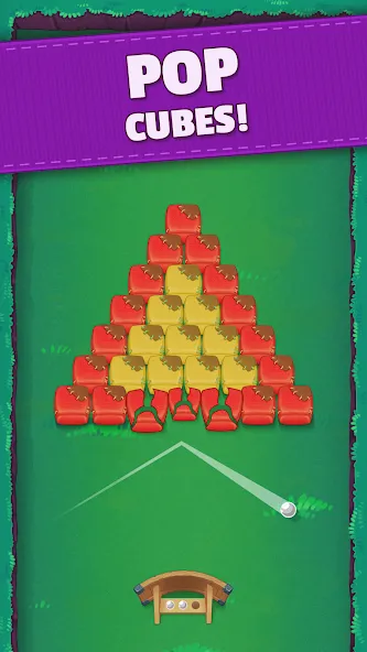 Bouncefield: Brick Breaker (Баунсфилд) [МОД: Меню, Бесконечные монеты и Открытые уровни] Screenshot 1