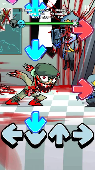 Flippy Flippin Out V1 Mod (ФНФ Флиппи Флиппинг Аут 1 Мод) [МОД: Все открыто, Дополнительные деньги и Меню MOD] Screenshot 2