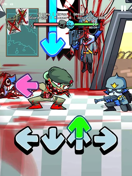 Flippy Flippin Out V1 Mod (ФНФ Флиппи Флиппинг Аут 1 Мод) [МОД: Все открыто, Дополнительные деньги и Меню MOD] Screenshot 4