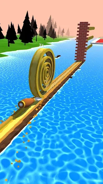 Spiral Roll (пирал Ролл) [МОД: Все открыто, Дополнительные деньги и Меню MOD] Screenshot 2