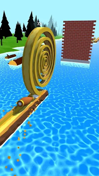 Spiral Roll (пирал Ролл) [МОД: Все открыто, Дополнительные деньги и Меню MOD] Screenshot 3