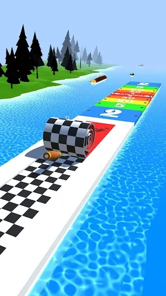 Spiral Roll (пирал Ролл) [МОД: Все открыто, Дополнительные деньги и Меню MOD] Screenshot 4