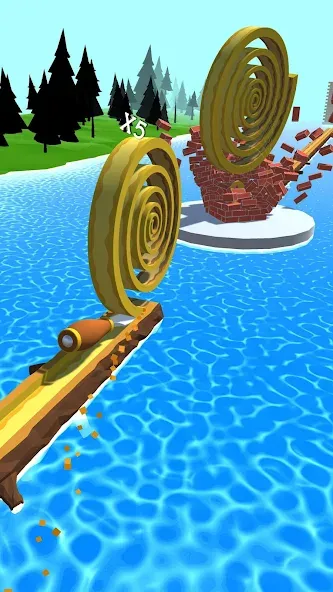 Spiral Roll (пирал Ролл) [МОД: Все открыто, Дополнительные деньги и Меню MOD] Screenshot 5