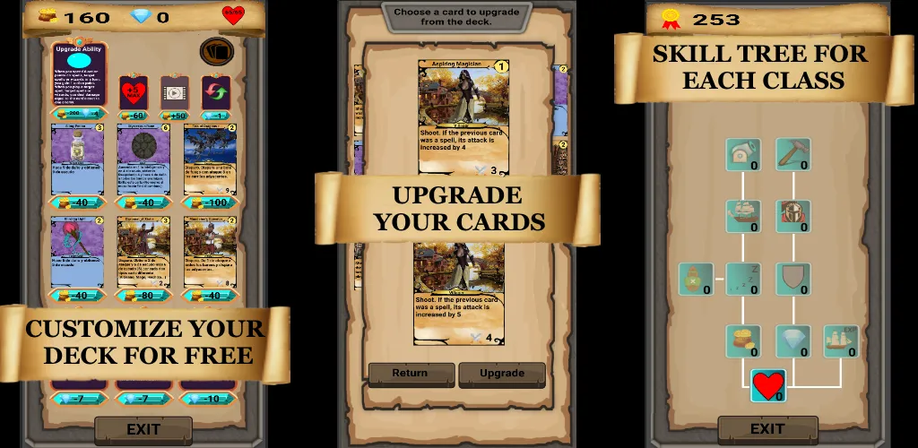 RogueShip - RPG Roguelike Card (РоугеШип) [МОД: Много денег, Монет и Все открыто] Screenshot 3