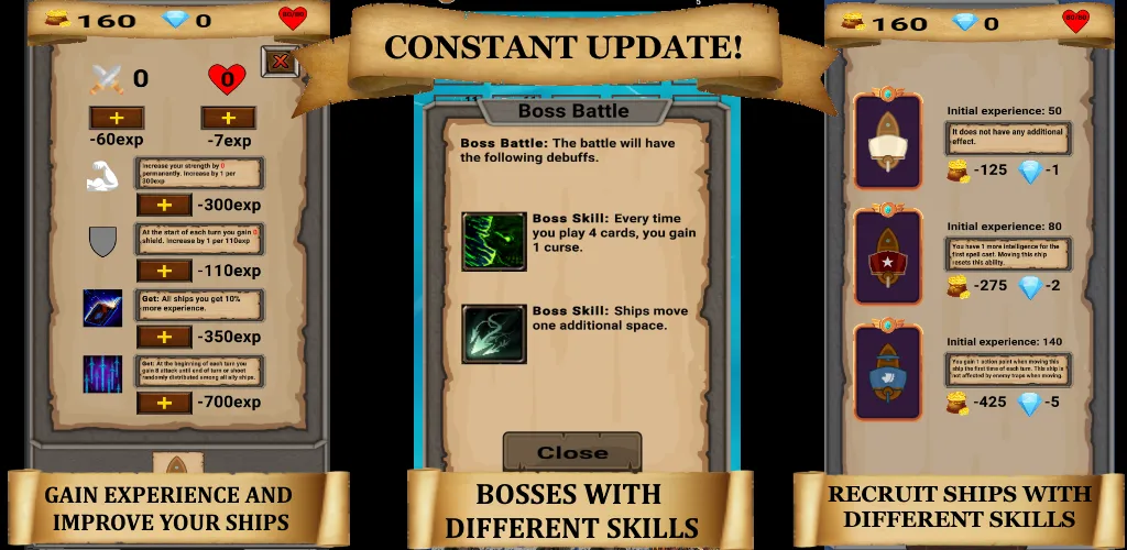 RogueShip - RPG Roguelike Card (РоугеШип) [МОД: Много денег, Монет и Все открыто] Screenshot 5