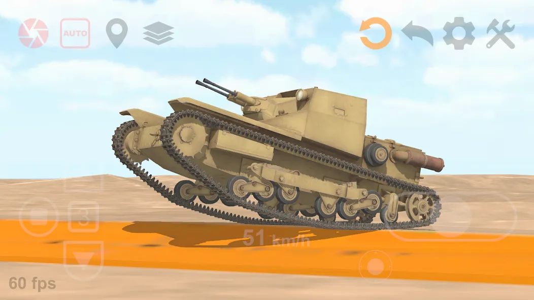 Tank Physics Mobile Vol.3 [МОД: Меню, Бесконечные монеты и Открытые уровни] Screenshot 4