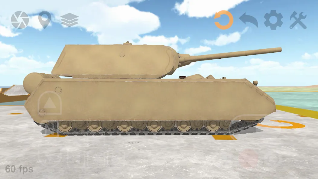 Tank Physics Mobile Vol.3 [МОД: Меню, Бесконечные монеты и Открытые уровни] Screenshot 5