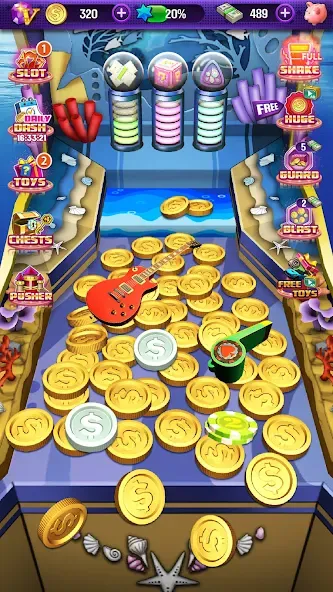 Coin Pusher (Коин Пушер) [МОД: Бесконечные деньги, Монеты и Мега MOD] Screenshot 3