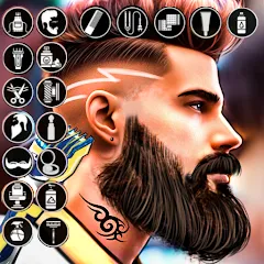 Скачать Barber Shop Hair Cut Sim Games (Барбершоп игры на подстригание волос) [МОД: Меню, Бесконечные монеты и Открытые уровни] | Взлом Barber Shop Hair Cut Sim Games на Андроид