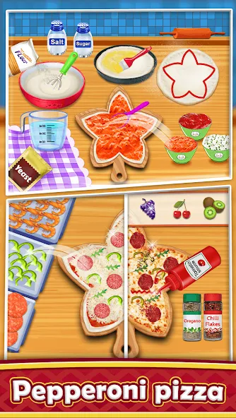 Pizza Maker - Cooking Games [МОД: Меню, Бесконечные монеты и Открытые уровни] Screenshot 2