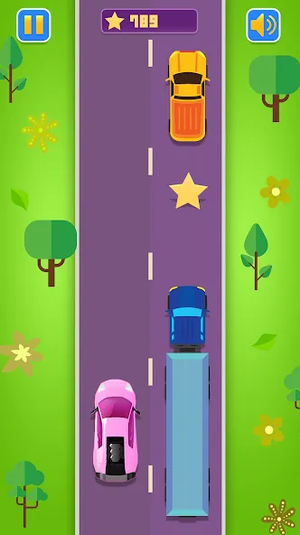Kids Racing, Racecar Boy Girl [МОД: Бесконечные деньги, Монеты и Мега MOD] Screenshot 1