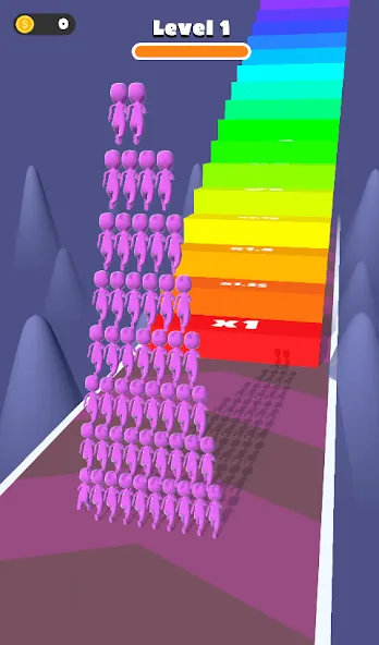Count Masters: Crowd Runner 3D (Каунт Мастерс Крауд Раннер 3Д) [МОД: Меню, Бесконечные монеты и Открытые уровни] Screenshot 3
