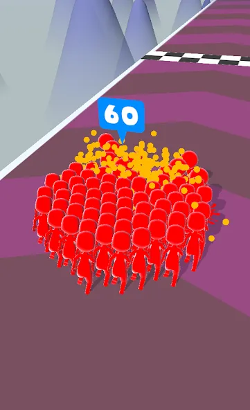 Count Masters: Crowd Runner 3D (Каунт Мастерс Крауд Раннер 3Д) [МОД: Меню, Бесконечные монеты и Открытые уровни] Screenshot 5