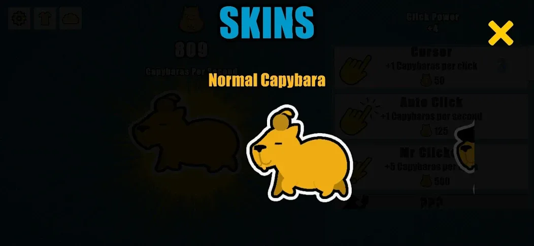Capybara Clicker (Капибара Кликер) [МОД: Много денег, Монет и Все открыто] Screenshot 3