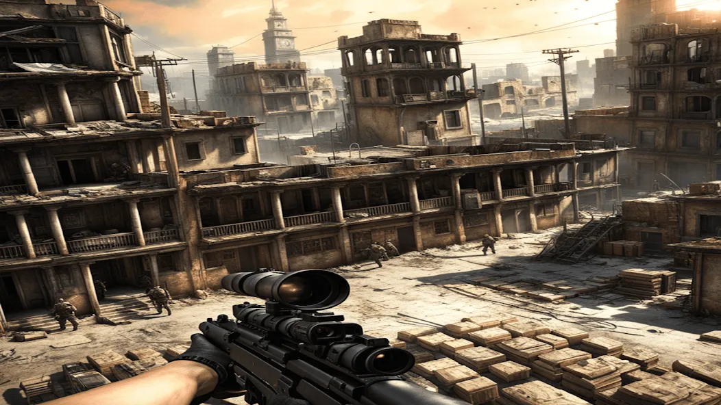 FPS Commando Shooting Games 3D [МОД: Много денег, Монет и Все открыто] Screenshot 4