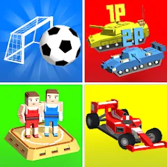 Скачать Cubic 2 3 4 Player Games (убик 2 3 4) [МОД: Все открыто, Дополнительные деньги и Меню MOD] | Взлом Cubic 2 3 4 Player Games на Андроид