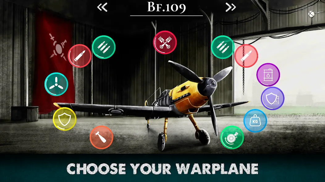 Warplanes Inc WW2 Plane & War [МОД: Бесконечные деньги, Монеты и Мега MOD] Screenshot 2