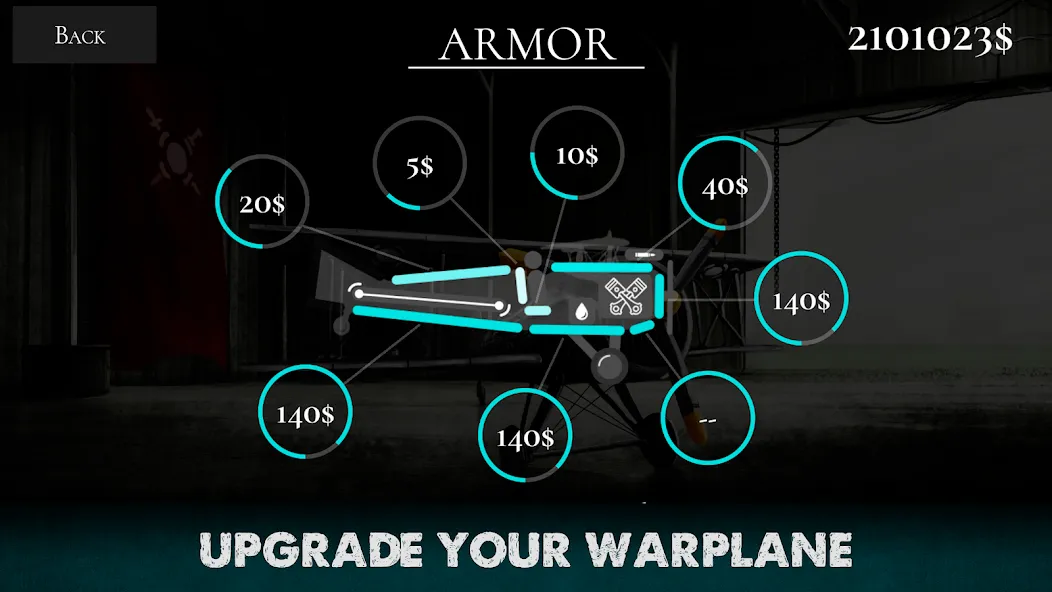 Warplanes Inc WW2 Plane & War [МОД: Бесконечные деньги, Монеты и Мега MOD] Screenshot 5