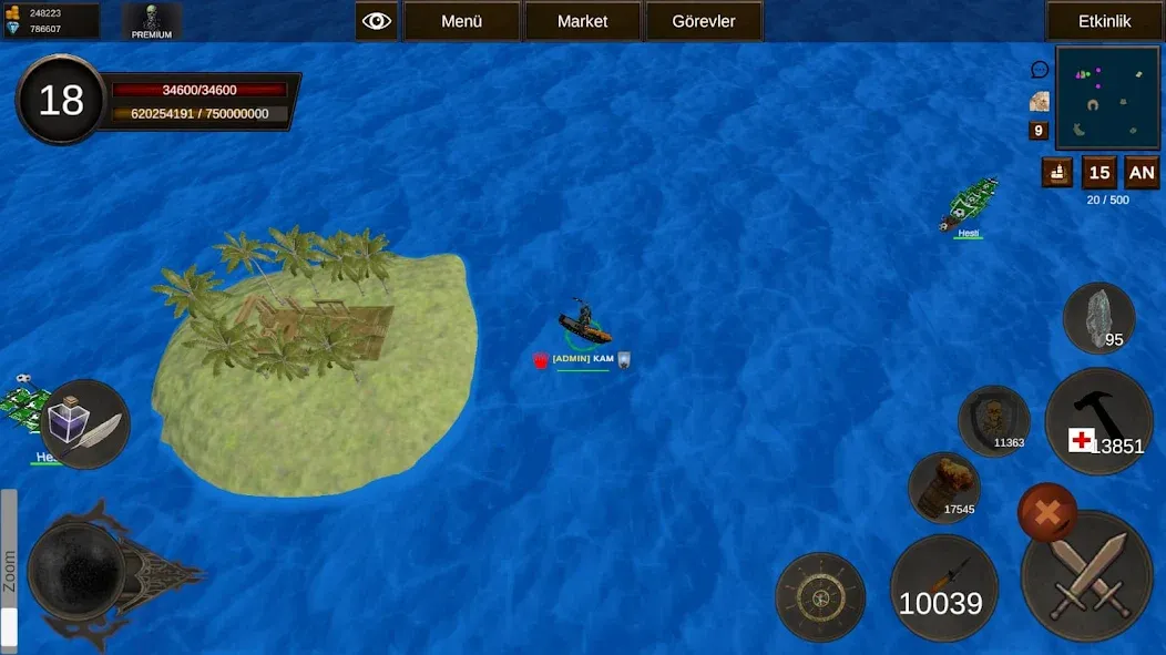 Naval Battle Online (Навальное Сражение Онлайн) [МОД: Деньги, Монеты и Меню MOD] Screenshot 3