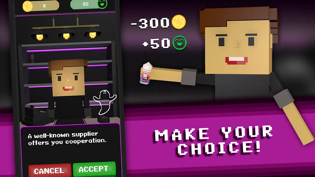 Vape Boss: Shop Simulator 3D [МОД: Много денег, Монет и Все открыто] Screenshot 1