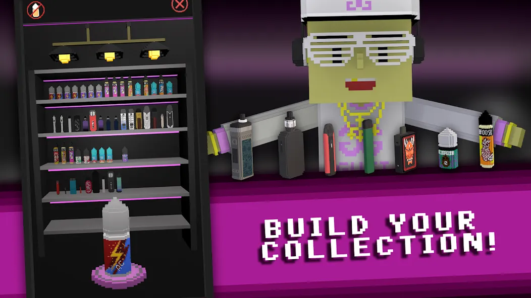Vape Boss: Shop Simulator 3D [МОД: Много денег, Монет и Все открыто] Screenshot 2