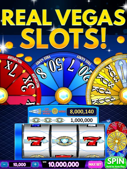 Spin Vegas Slots: Slot Games (Спин Вегас слоты) [МОД: Бесконечные деньги, Монеты и Мега MOD] Screenshot 4
