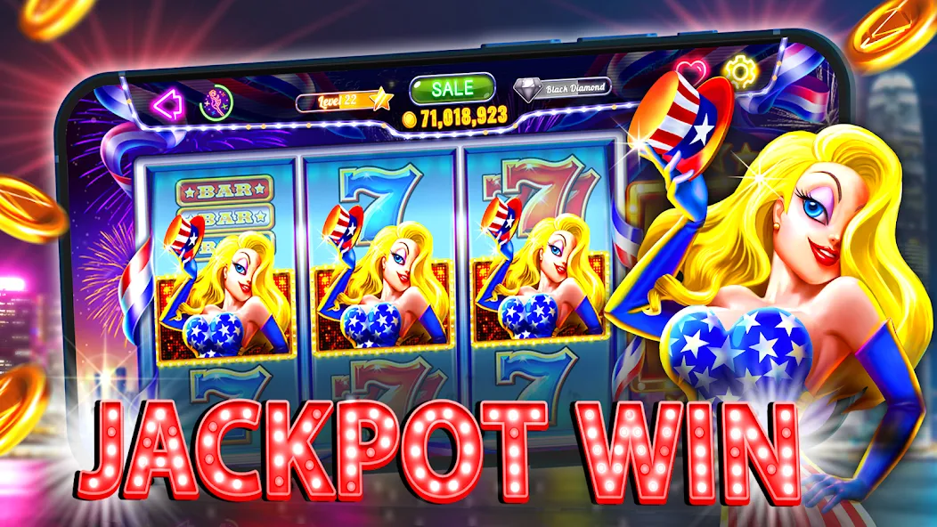 Old Vegas Slots - Casino 777 (Олд Вегас Слотс) [МОД: Все открыто, Дополнительные деньги и Меню MOD] Screenshot 5