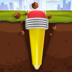 Скачать Pen Dig (Пен Диг) [МОД: Много монет, Открытые уровни и Мега MOD] | Взлом Pen Dig на Андроид