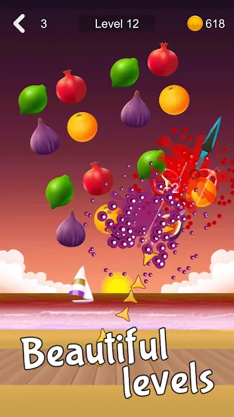 Fruit Sniper (Фрут Снайпер) [МОД: Много монет, Открытые уровни и Мега MOD] Screenshot 3