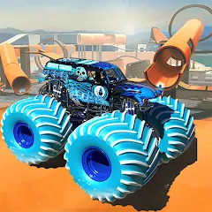 Скачать Monster Truck Car Game 3d (Монстр Трак Стант) [МОД: Деньги, Монеты и Меню MOD] | Взлом Monster Truck Car Game 3d на Андроид