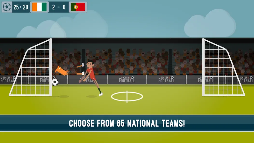 Soccer Is Football (оккер Из Футбол) [МОД: Много денег, Монет и Все открыто] Screenshot 3
