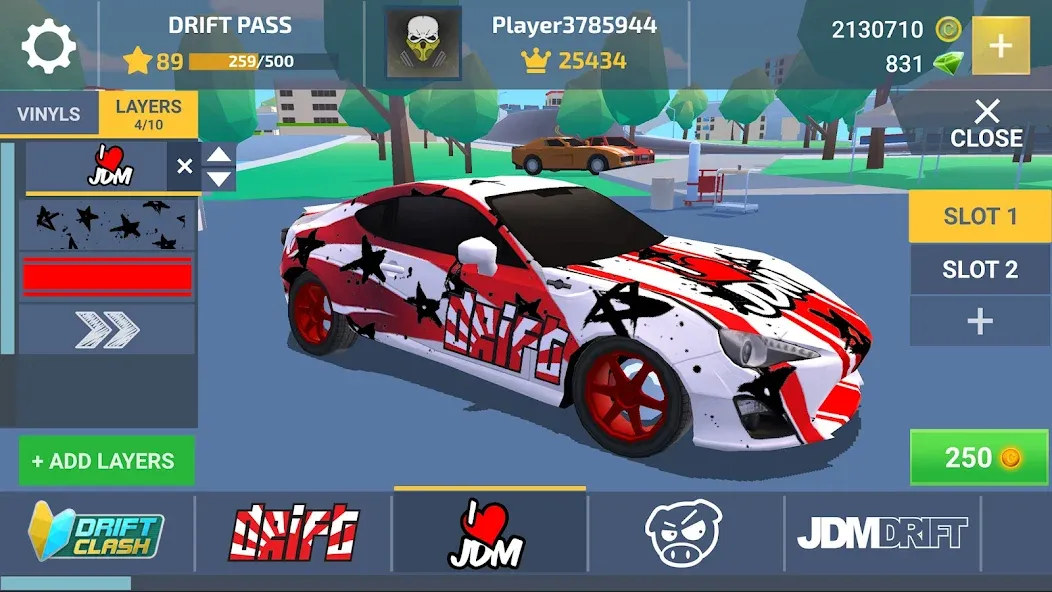 Drift Clash Online Racing (Дрифт Клаш) [МОД: Много денег, Монет и Все открыто] Screenshot 1